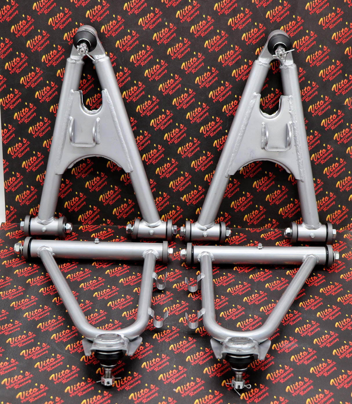A-Arms complete OEM replica set SILVER + bolts + caps Yamaha Banshee 1991-2006