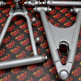 A-Arms complete OEM replica set SILVER + bolts + caps Yamaha Banshee 1991-2006