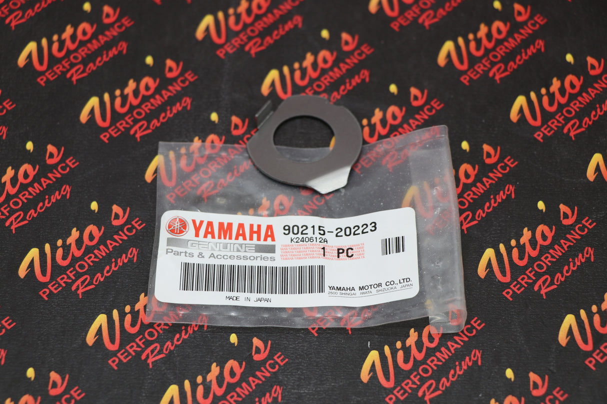 New Yamaha OEM Banshee RZ350 CLUTCH BASKET HUB NUT RETAINING LOCK WASHER 90215-20223