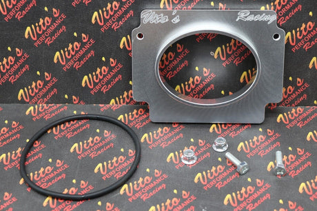 Vito's PRO FLOW billet airbox adapter plate UNI DESIGN air filter Yamaha Banshee 1
