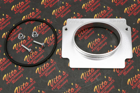 Vito's PRO FLOW billet airbox adapter plate UNI DESIGN air filter Yamaha Banshee 2