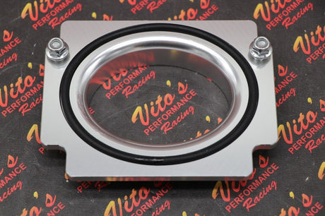 Vito's PRO FLOW billet airbox adapter plate UNI DESIGN air filter Yamaha Banshee 4