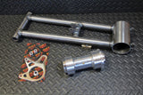 TYSON RACING Banshee swingarm round extended chromoly bearing carrier +12"
